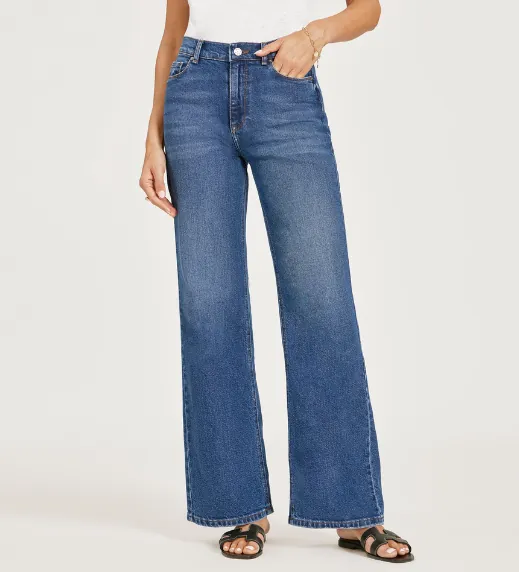 High Rise Wide Leg Gilmore